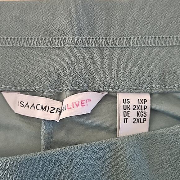 Isaac Mizrahi Live! Crepe Knit Straight Leg Pant - Pale Pine - Size 1XP - NWOT - Picture 8 of 8